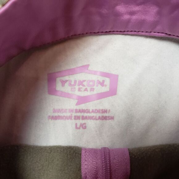 Camo Hunting Thermal Shirt Pink Yukon Gear Mossy Oak 1/4 zip size Large - Picture 9 of 11